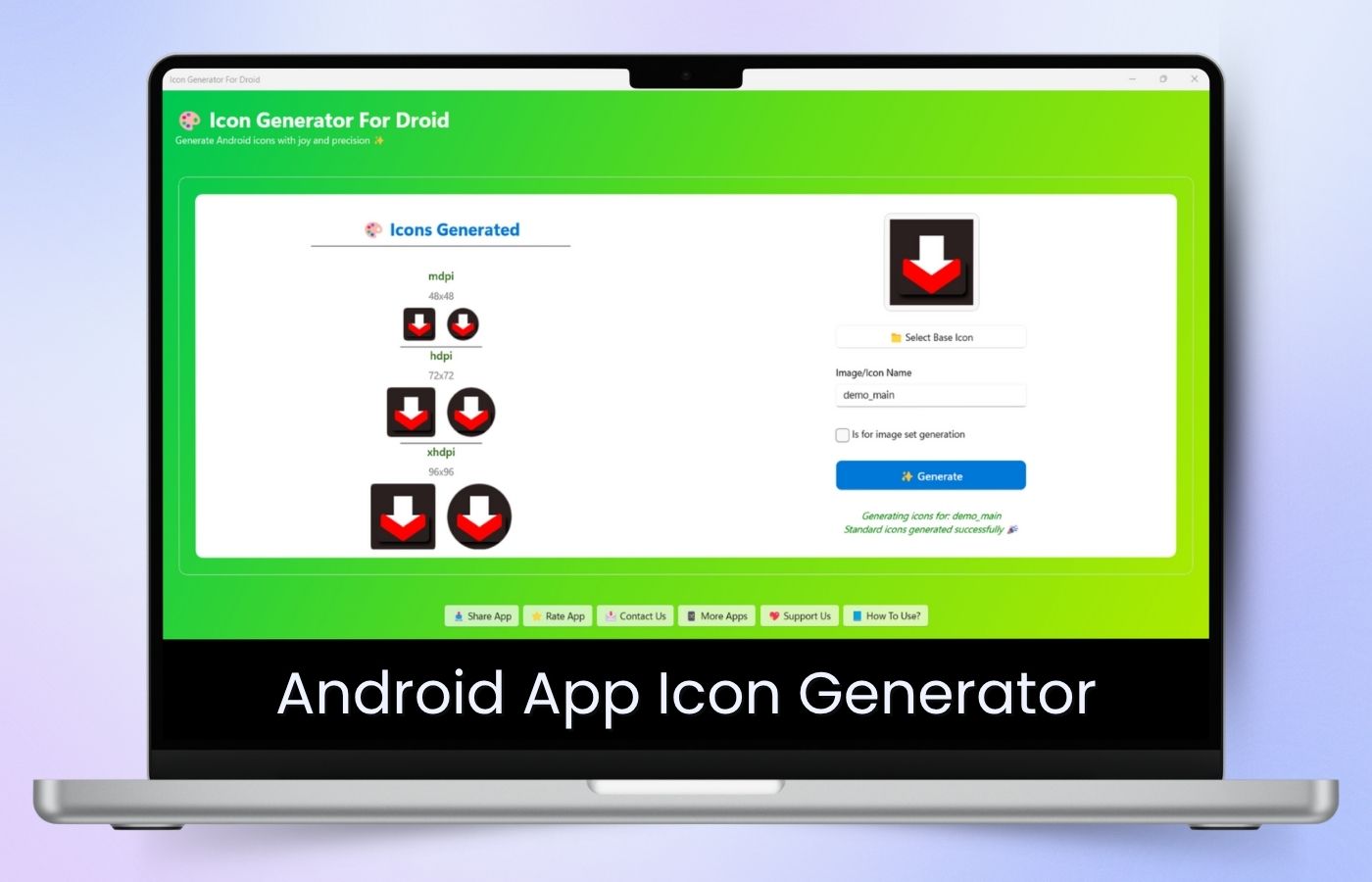 Android Icon Generator App